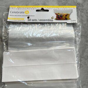 Celebrate It Lot‎ of 50 with Card Topper Treat Bags